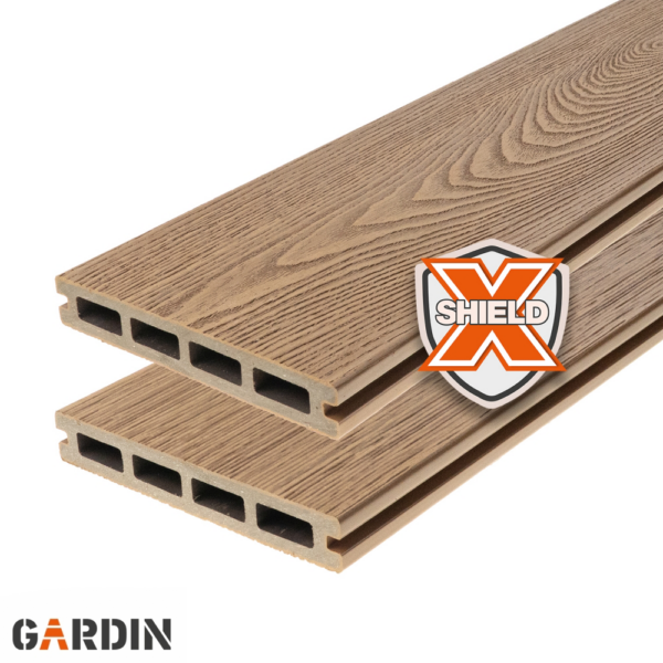 Композитна терасна дошка Gardin Natur X Sand Teak