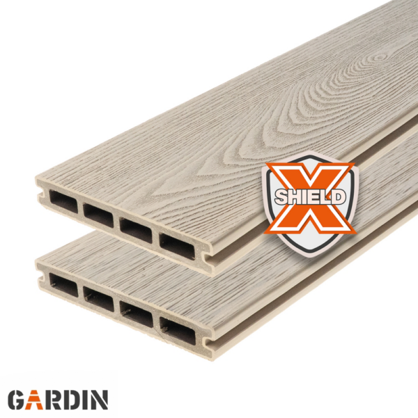 Композитна терасна дошка Gardin Natur X Silver Limba