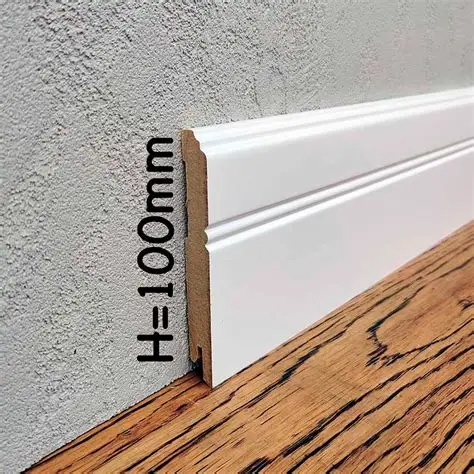 Плінтус МДФ Кluchuk RAL9003 MDF-LF03