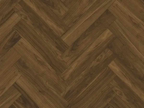 Виниловый пол Ceramin Nuva Herringbone Glue 65204 Walnut Red Brown