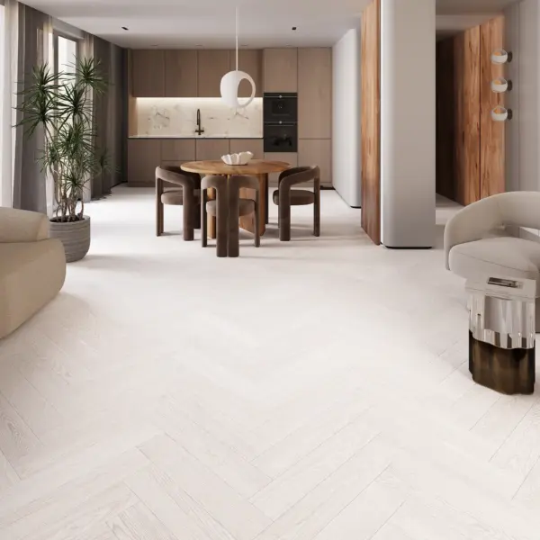 Вінілова підлога Barlinek Aura Line Herringbone Olivia Oak