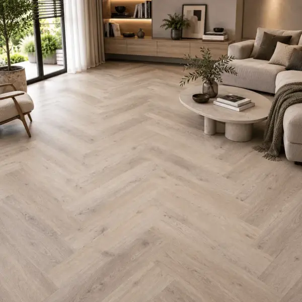 Виниловый пол Vinilam Herringbone MS1018 Дуб Сканді